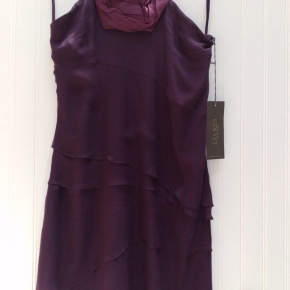 NEW, NWT | LIA KES NY | SILK LAYERS DRESS - Picture 4 of 9